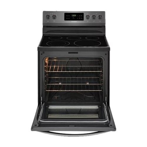 Frigidaire FFEF3054TD 30" Black Stainless 5 Element Electric Range NIB 144964 eBay