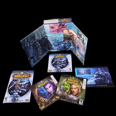 (Bundle lot) World of Warcraft Wrath of the Lich King Burning Crusade Base Game