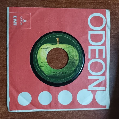 The Beatles ‎– Hey Jude [1972] Vinyl 7" Single 45 RPM Rock Apple Records Rare