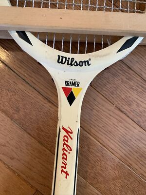 Raquette de tennis en bois vintage Wilson Jack Kramer Autograph
