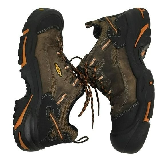 Scarpa da lavoro Keen Utility Braddock punta bassa di sicurezza in pelle marrone