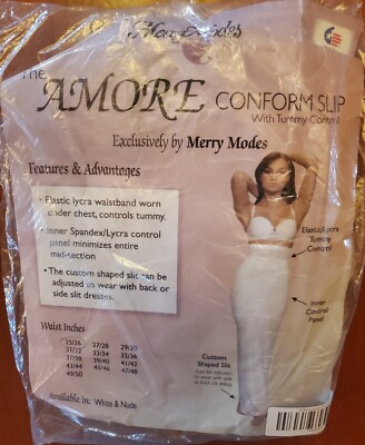 Merry Modes Amore Bridal Conform Slip Tummy Control New