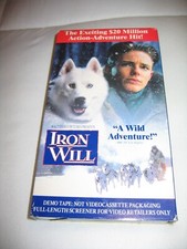 Iron Will VHS Promo Demo RARE Tape Dog Movie Mackenzie Astin