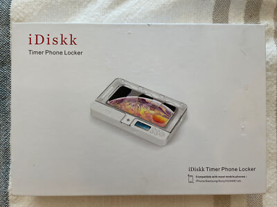iDiskk Smart Timer Cell Phone Locker Time Locking Self Control f/Children Adults