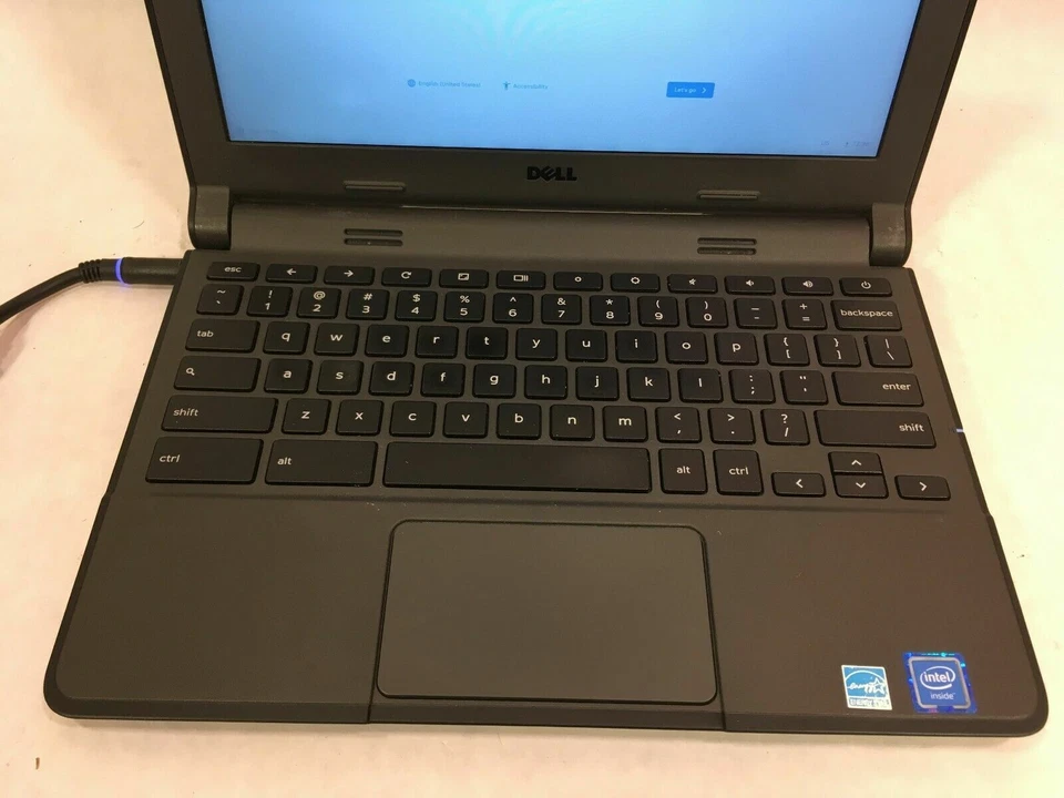 Dell Chromebook 11 3120 11.6" Intel Celeron 4GB 16GB SSD Laptop - w/CHARGER - Image 3 of 4
