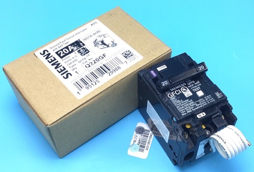 Eaton BRN220GF 20 Amp 2 Pole GFCI Circuit Breaker