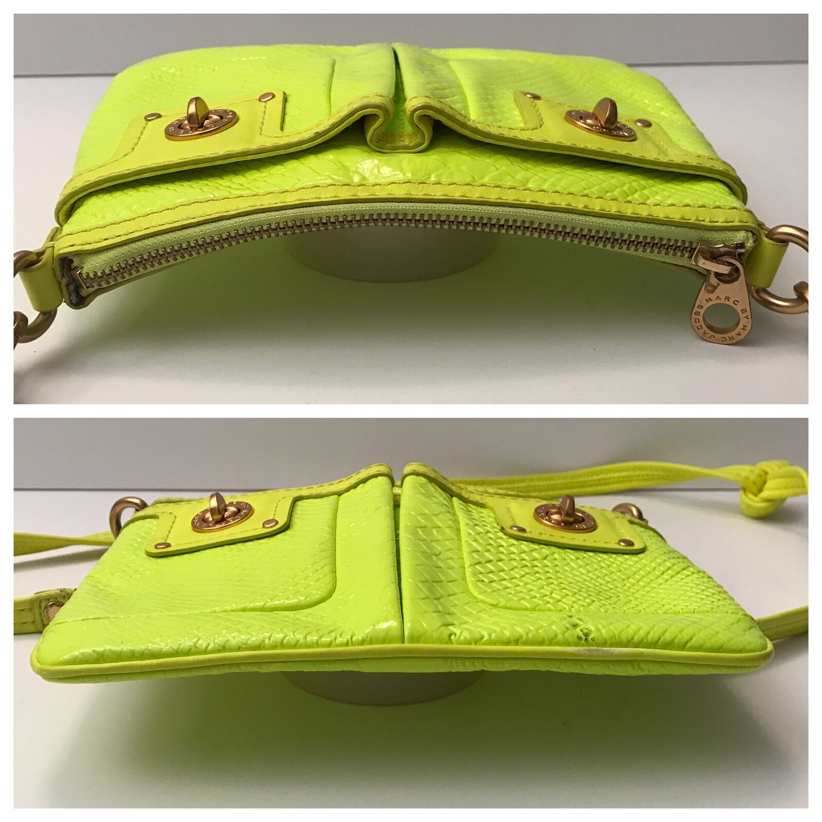 MARC JACOBS Auth Percy Python Crossbody Convertib… - image 4