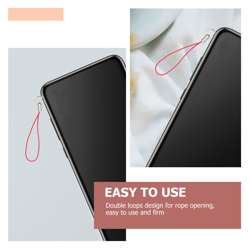 200 Pcs Mobile Phone Lanyard Accessories Miss Jewelry Cell for Lanyards Key - Photo 11 sur 12