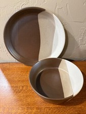 Mikasa Studio Kiln Set Of 2  Serving Bowl 9