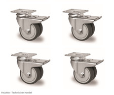 ROLKI TRANSPORTOWE 75mm ROLKI KORKA PLAŻOWEGO ROLKI DO APARATÓW PODWÓJNE ROLKI Łożysko kulkowe