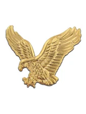PinMart's Soaring American Gold Eagle Jewelry Lapel Pin