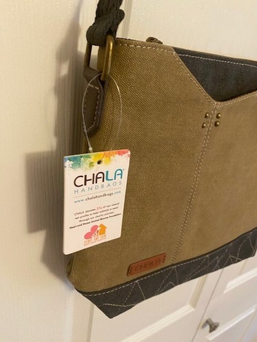 CLEARANCE $28 (was $43) CHALA PRISM CROSSBODY BAG - OLIVE - Picture 4 of 11