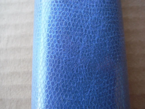 Blue tolex snake skin look 53" x 36"