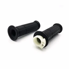 Universal Fit Rubber Motorcycle 22mm 7/8" Handlebars Hand Grips
