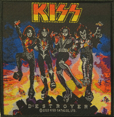 KISS PATCH AUFNÄHER # 54 DESTROYER 10x10cm FLICKEN ABZEICHEN