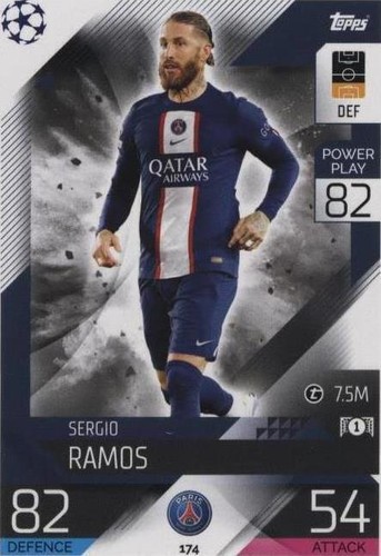 Sergio Ramos 100 Club XI Foil 433 Match Attax 2018 2019 Real