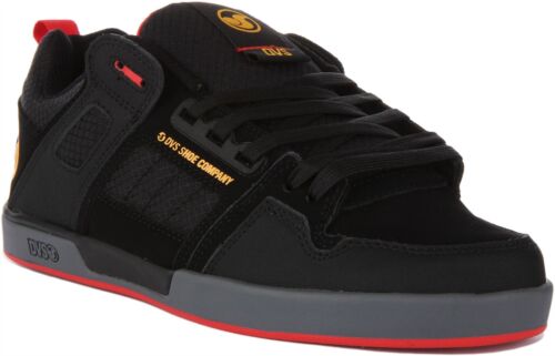 DVS Comanche 2.0+ Skate Molded Mid Top Sneakers Black Yellow Mens US 7 - 13 - Picture 1 of 12