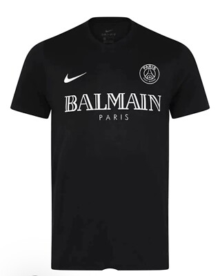 PSG Black Soccer Designer Jersey US Adult Large | eBay