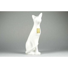 Cmielow Porcelain Zodiac Cat  White