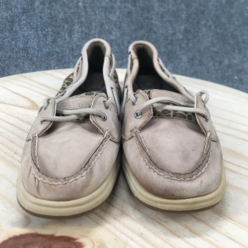 Zapatos Sperry Top Sider para mujer 9 M informales barco beige cuero puntera sin usar, en caja 9770116 - Imagen 3 de 17