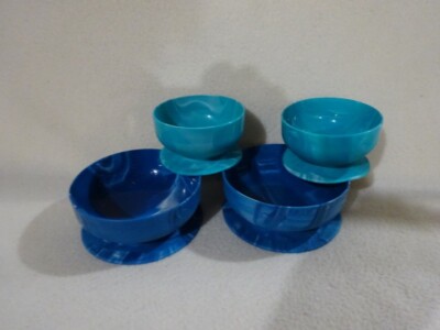 ChooMee Strong Silicone Suction Bowls-2Med/2Sm 2pk Toddler Self Feeding New Othe