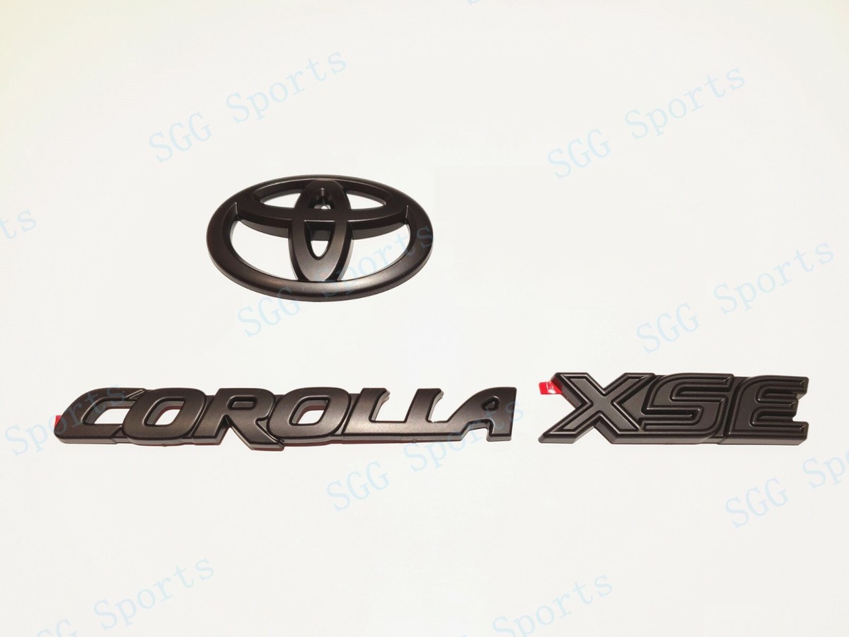 OVERLAY !! 2019 - 2024 TOYOTA RAV4 LE AWD Hybrid GLOSS BLACK OUT EMBLEM
