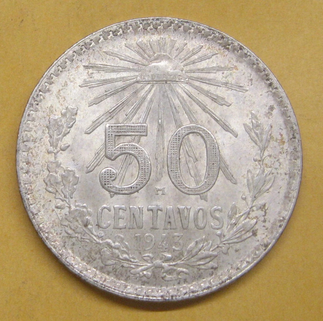 50 Centavos Silver 1943 Year Mexican Coins (1905-Now) for sale | eBay