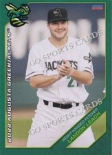 2022 Augusta GreenJackets Landon Leach RC Rookie Atlanta Braves CAN
