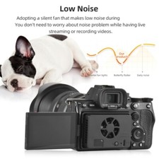 Portable Camera Cooling Unit Heat Radiator for A7M4/ZVE1/A6700/A7C2/ZV1