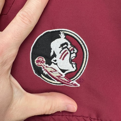 Florida State Seminoles Mens Pullover Hoodie Jacket Small Maroon Black Colosseum - Picture 6 of 10