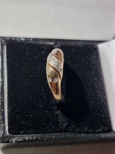Antique Diamond Ring Yellow Gold Hallmarked Fabulous White Diamonds ☆☆SALE ON☆☆ - Picture 6 of 7