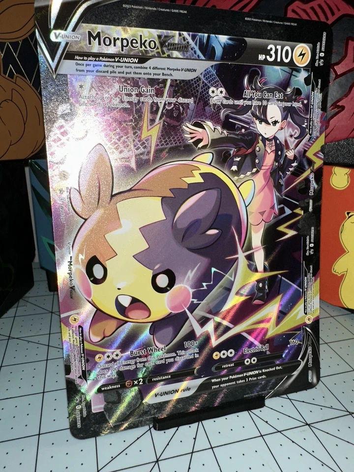 Morpeko V Union Swsh290- jumbo Card - NM - Image 2 of 2