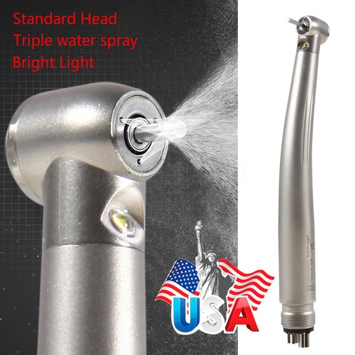 1-10* Dental Fiber Optic E-generator LED High Speed Handpiece 4Holes - Picture 6 of 28