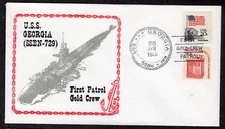 1985 USS Georgia (SSBN-729) Gold Crew First Patrol NZ703