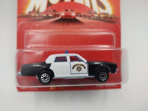 Vintage Majorette Chevrolet Impala Police Car #240 1:69 Doors Open