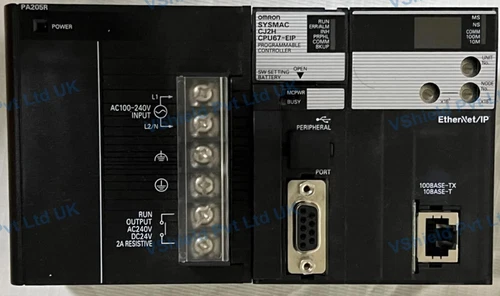 Omron CJ2H-CPU67-EIP PLC CPU Unit Ver. 1.5 EIP.Ver. 3.0 Power Supply CJ1W-PA205R