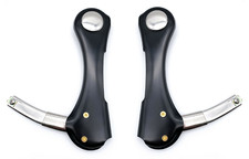 LH & RH Windshield Fulton Visor Side Mounting Adjustable Dog Bone Brackets