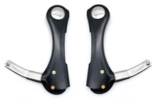 LH & RH Windshield Fulton Visor Side Mounting Adjustable Dog Bone Brackets