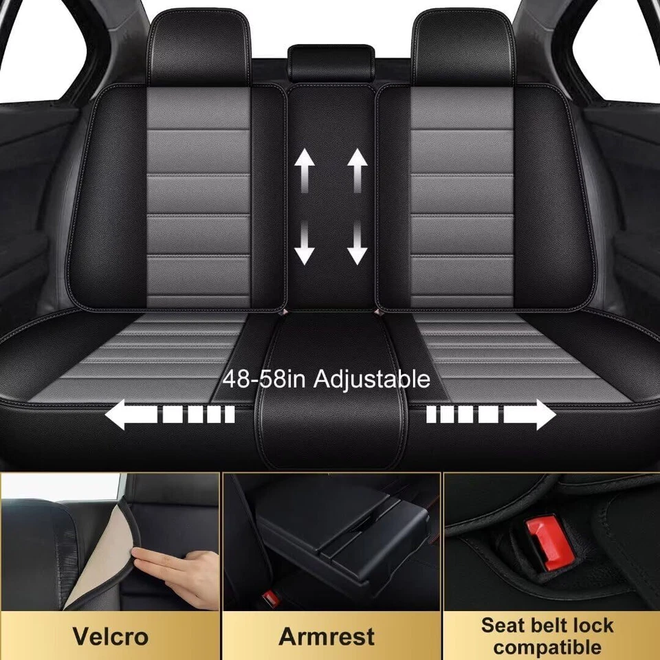 Car Full Set Front and Rear Cushion 5-Seat Covers For Chevrolet Sonic 2012-2020 Foto 2 de 4