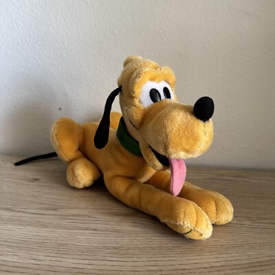 Walt Disney Pluto Dog 12'' Plush Stuffed Animal Mickey Mouse Clubhouse Vintage