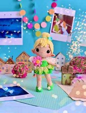 Crochet Fairy Doll   Handmade Amigurumi Gift, Tinker Bell Style