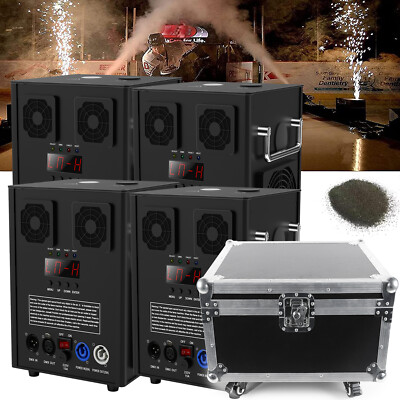 Cold Spark Feuerwerksmaschine DMX BüHneneffekt Spark Machine mit Flight Case