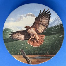 Red-Tailed Hawk Collector Plate Artist Daniel Smith by Edwin M Knowles China Co.