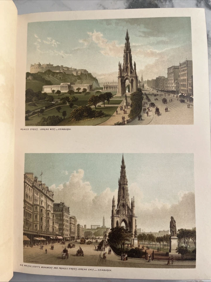 Souvenir of Scotland Its Cities Lakes and Mountains / 1st Edition 1892 Foto 3 de 4