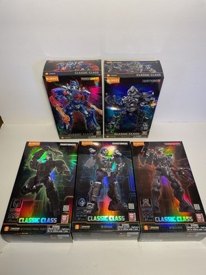 Transformers Classic Class Lot Of 5 Optimus, Megatron, Mirage, Scourge, Primal