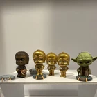 POP MART Star Wars C-3PO, Master Yoda, Chewbacca Bobblehead Figures Lot