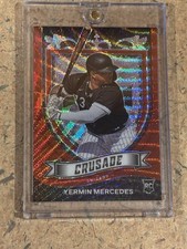 2021 Panini Chronicles - Crusade Yermin Mercedes #16 Ruby Wave /199 (RC)