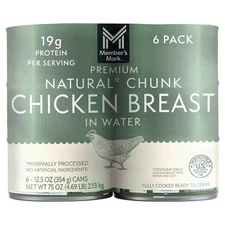 Member's Mark Premium Chunk Chicken Breast (12.5 oz., 6 ct.) Great Price