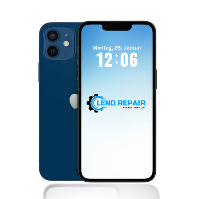 Apple iPhone 12 Blau 64GB Akzeptabler Zustand 100% Batterie Einwandfrei