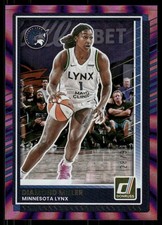 2025 Donruss WNBA Purple Laser #17 Diamond Miller /99 - BSK